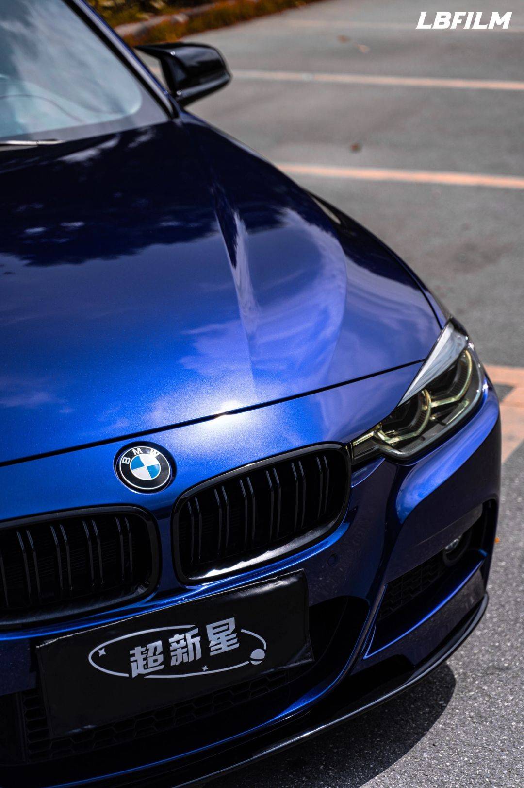 宝马lb改色膜原厂漆深海蓝,好蓝好浪漫_颜色_新品_亮度