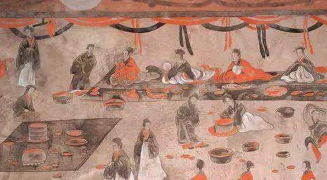 "左肴右胾,分餐而食",看汉代的饮宴礼仪_活动_祭祀_宴饮
