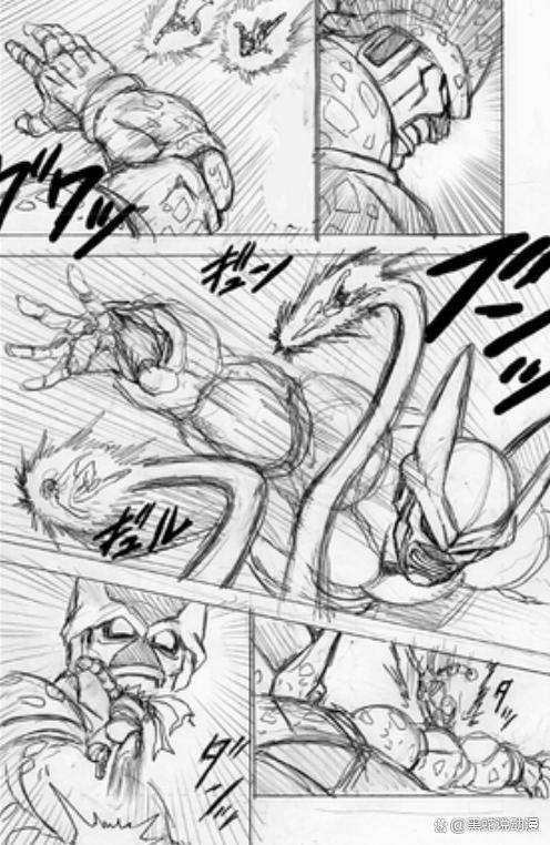龙珠超97话草稿公开 特兰克斯和悟天大战沙鲁max 开局就被秒了_悬念