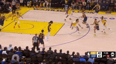 nba常规赛:库里32分勇士复仇湖人 詹皇缺席浓眉空砍27 15_戴维斯_命中