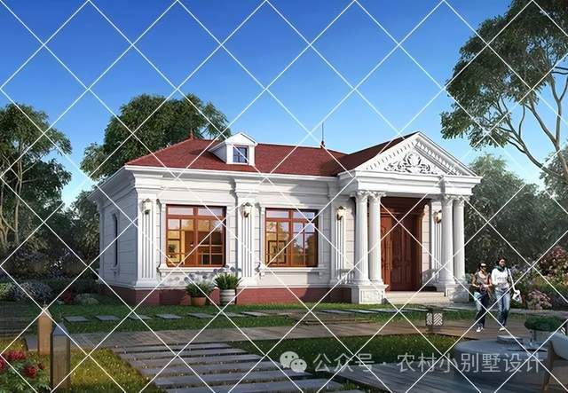 24套一层农村别墅,养老自住休闲都合适,省钱功能还很全农村自建房