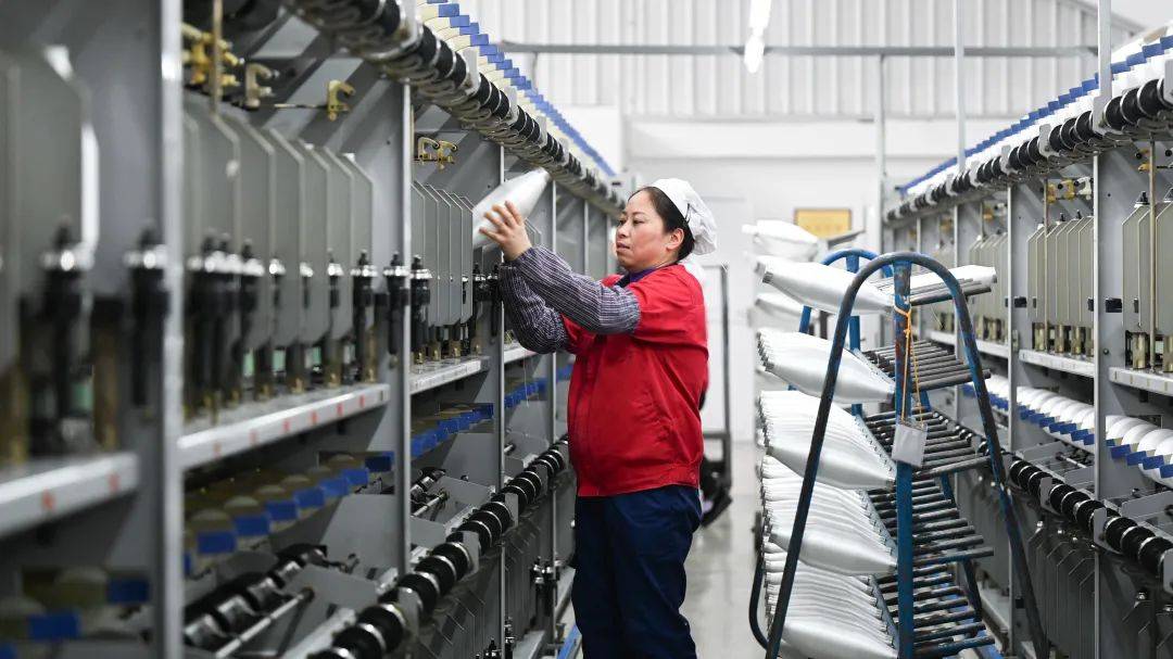 年产万吨专业筒子纱染色!淮安金润印染:产能100%拉满,年目标冲刺2.