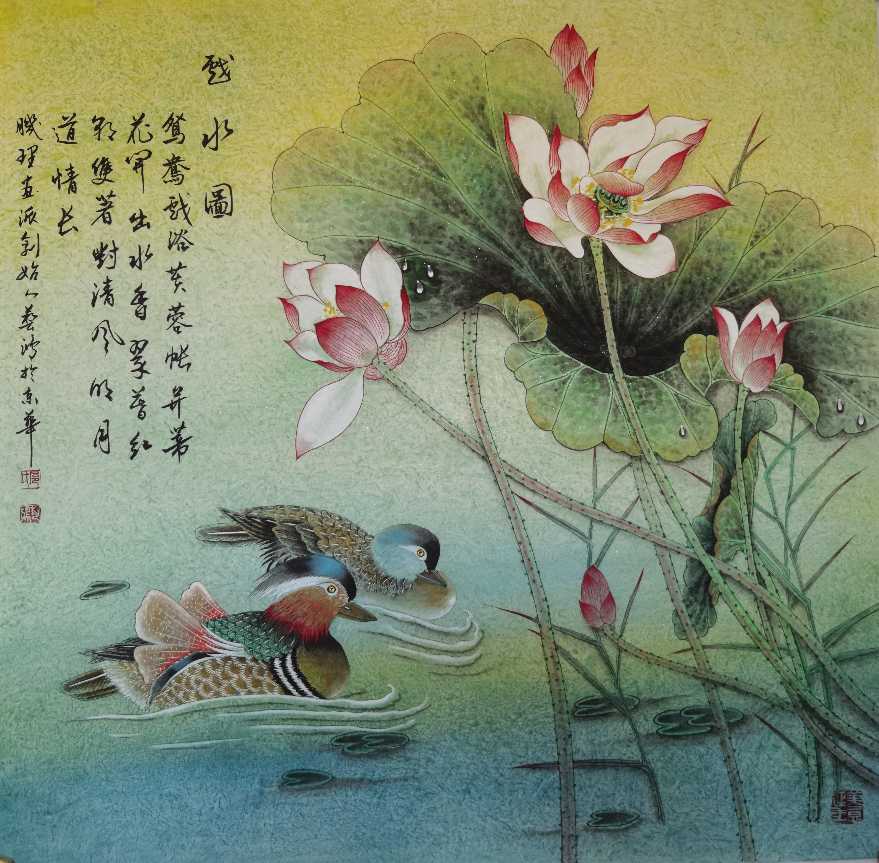 国务院特殊津贴专家—户广生"艺鸿"_肌理_作品_中国