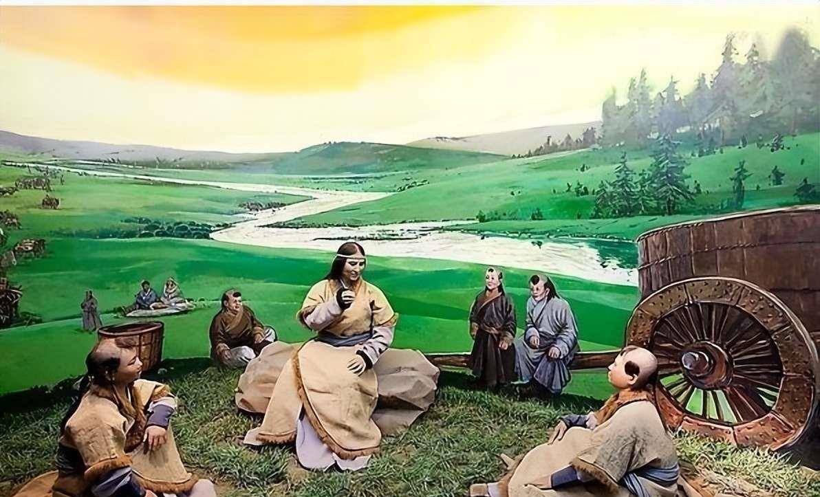 苍狼白鹿传说,黄金家族的兴起,阿阑豁阿五箭训子_儿子_铁木真_生活