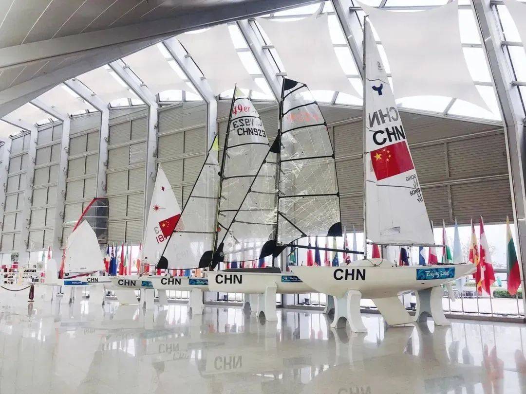 奥帆博物馆位于2008年奥帆赛,残奥帆赛举办场地—青岛奥帆海洋文化