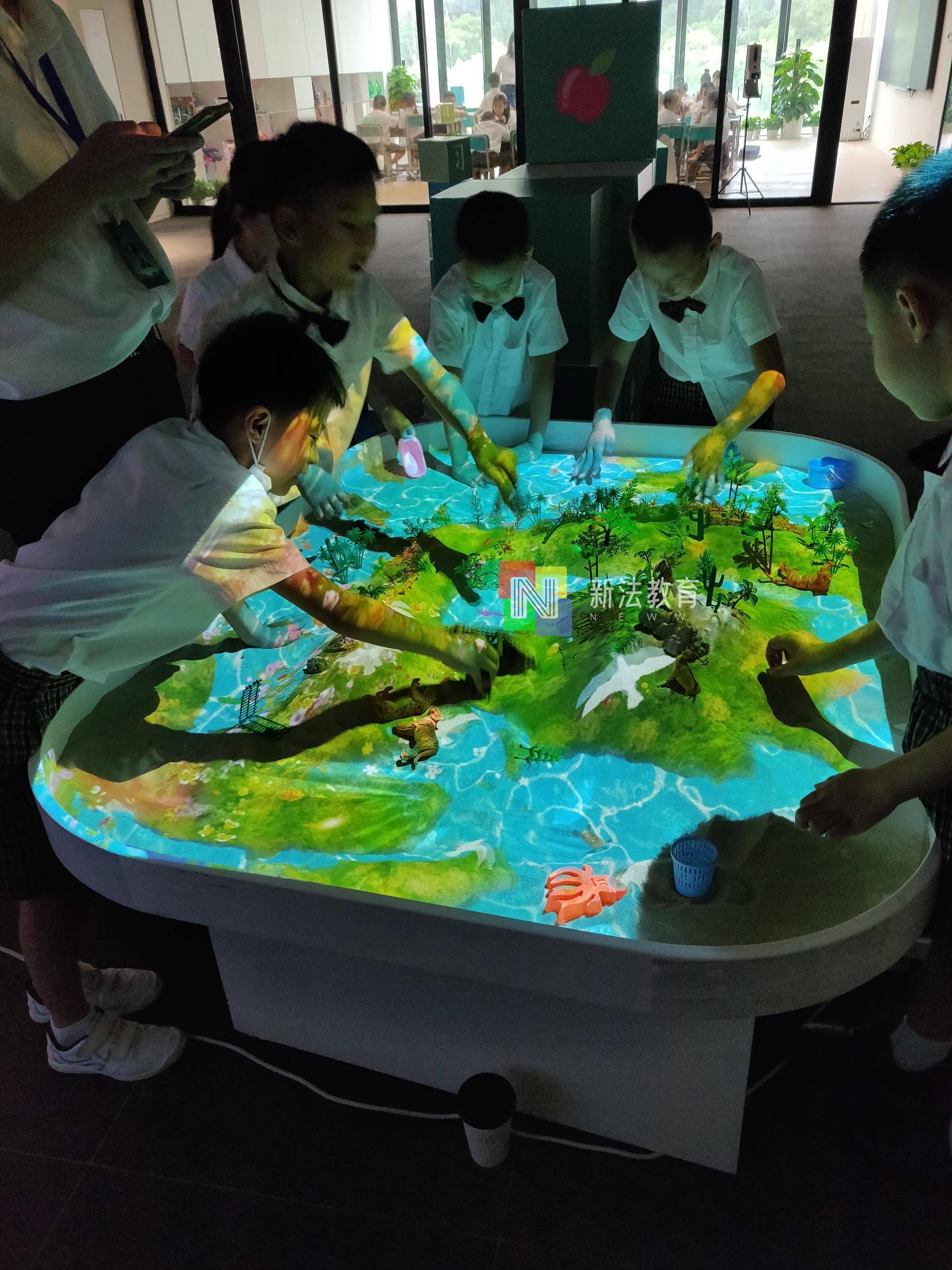 新法教育智慧心理教室设备-互动心理沙盘助青少年健康教育!_辅导_工具