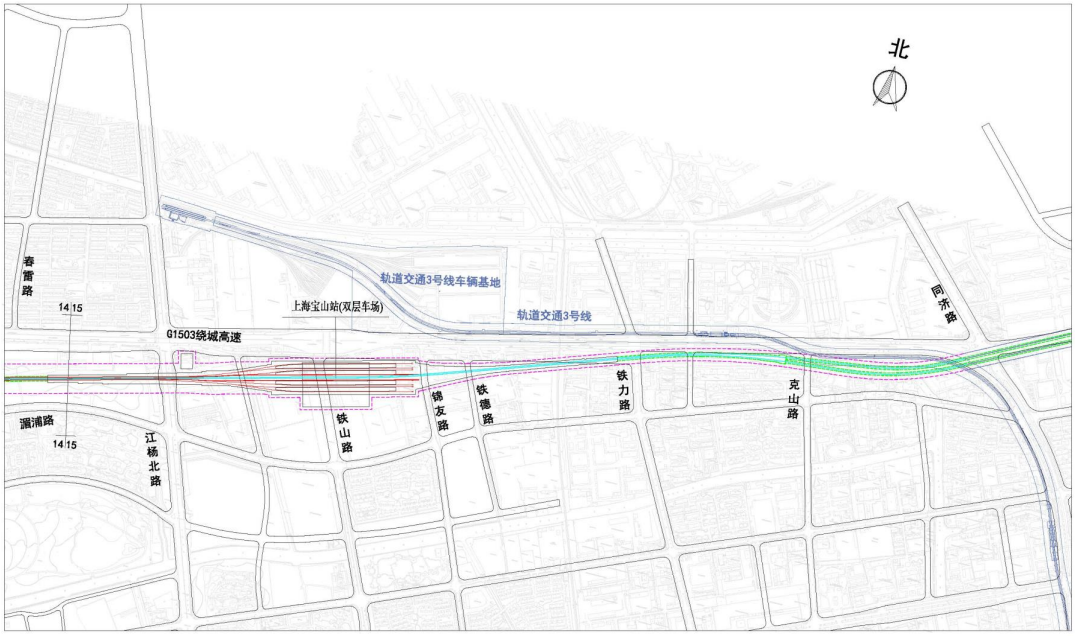 宝山高铁站最新规划图图片
