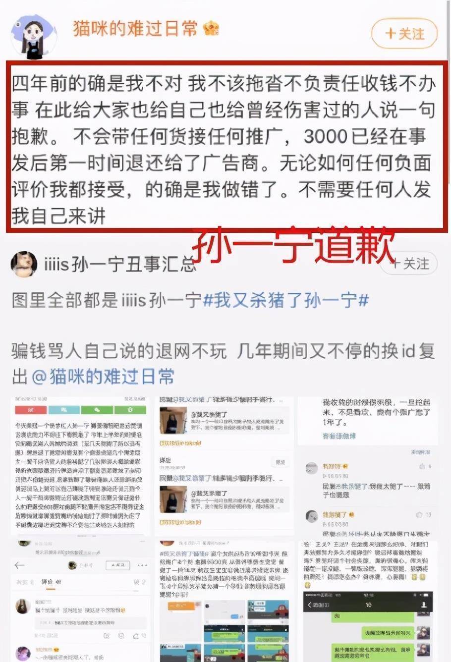 王思聪从未受过如此侮辱,被网红孙一宁大说疯狗,女方此前因骗人退网