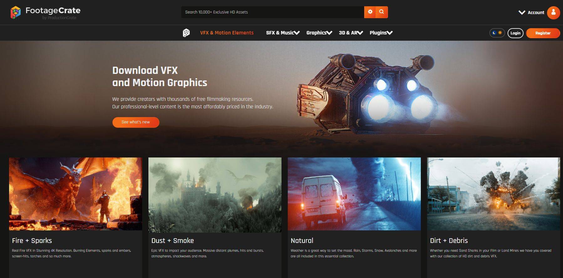 短视频内容提升大法:高质量视频素材哪里找_网站_footage_crate