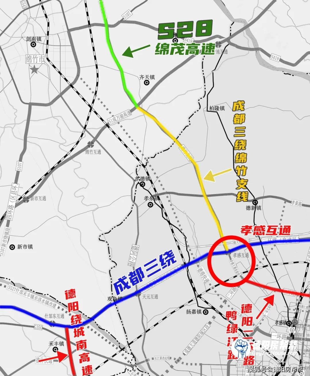 绵茂公路最新线路图图片