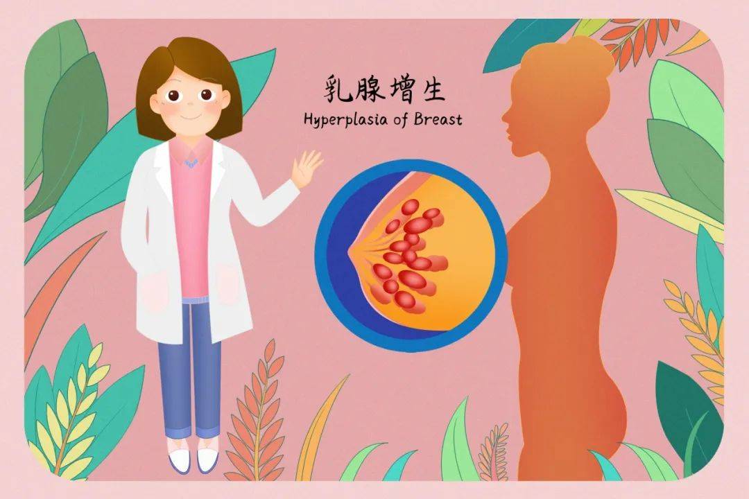 乳腺检查卡通图图片