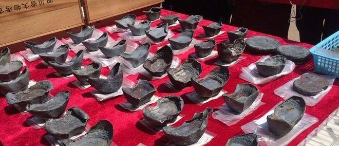 张献忠沉银发掘现场:河床满眼真金白银,图9珍宝曾以800万元盗卖_考古