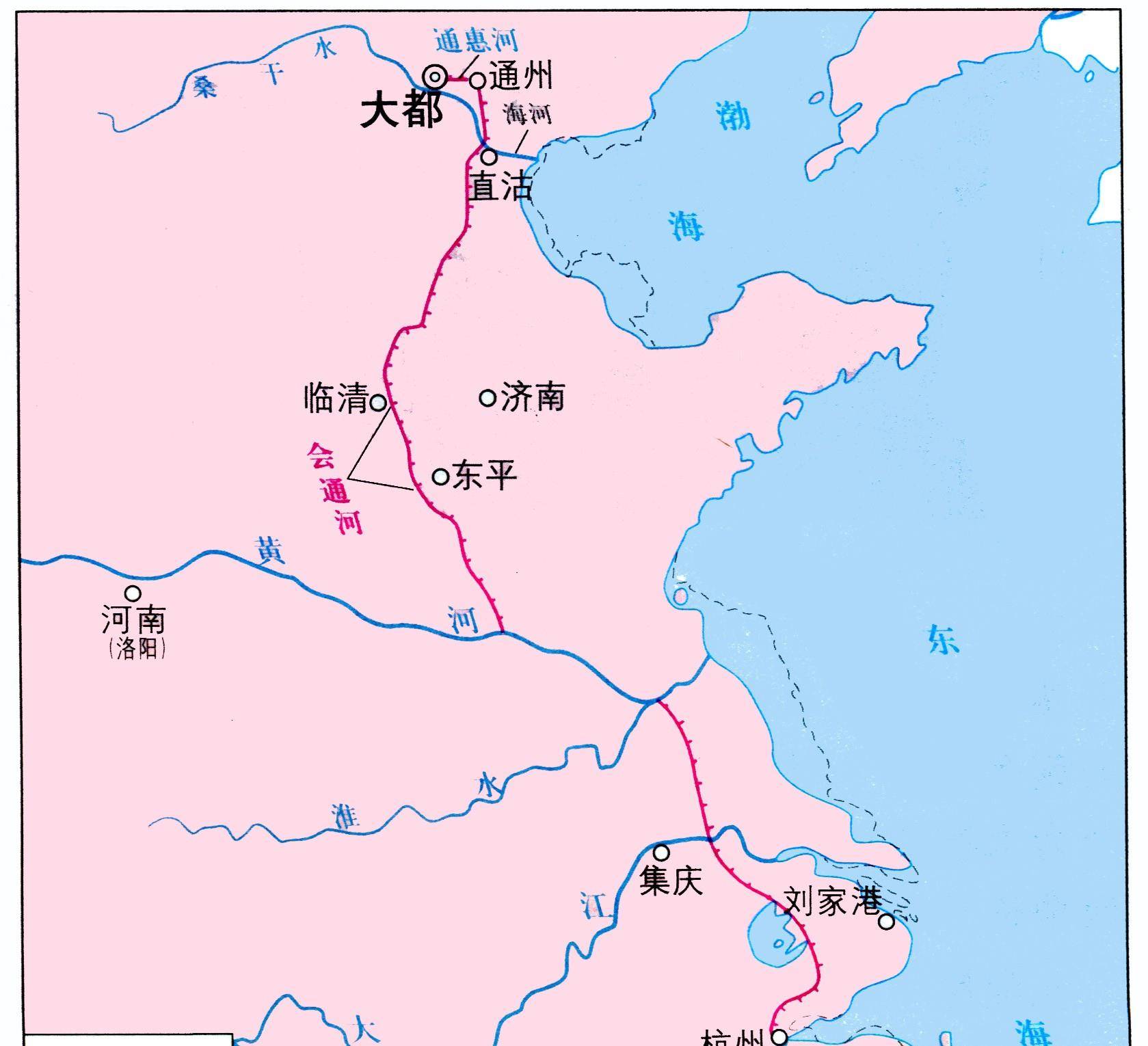 元朝大运河改道,吃亏最大的城市,衰败落后从那时埋下隐患_合肥_庐州
