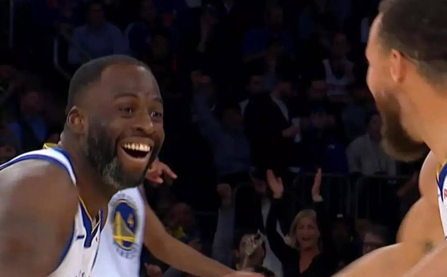 勇士击败尼克斯,追梦格林向昔日队友发起进攻,不择手段地拿到季后赛