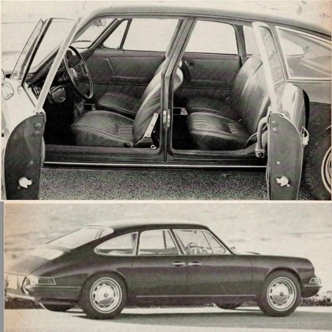 这辆唯一的四门911在原始 911底盘上打造,并尽可能使用原始911的各种