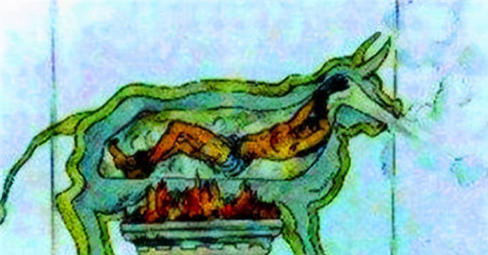 行刑过程不忍直视,发明者却成了第一个受刑人_法拉里斯_犯人_铜牛