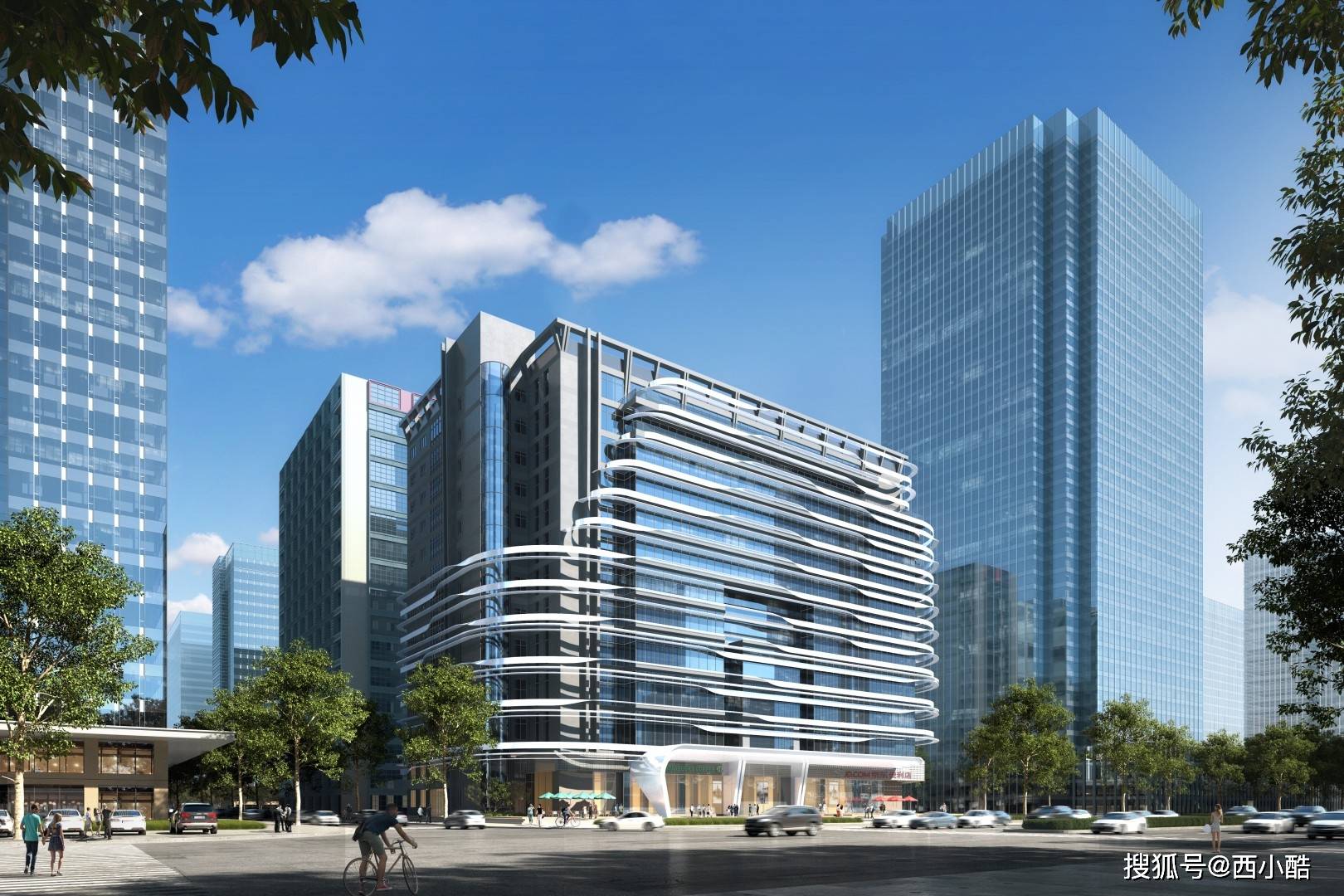 高新唐延路:24年30000平方企业办公大楼——西安大数据产业园