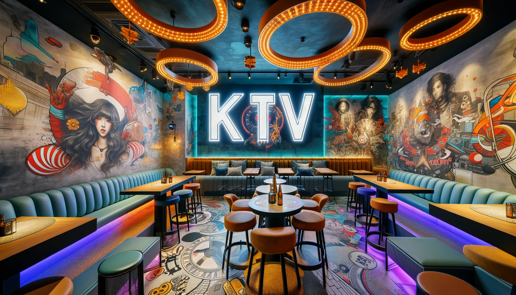 ktv装修色彩魔法:解锁舒适心理密码,打造嗨唱新体验_空间_顾客_设备