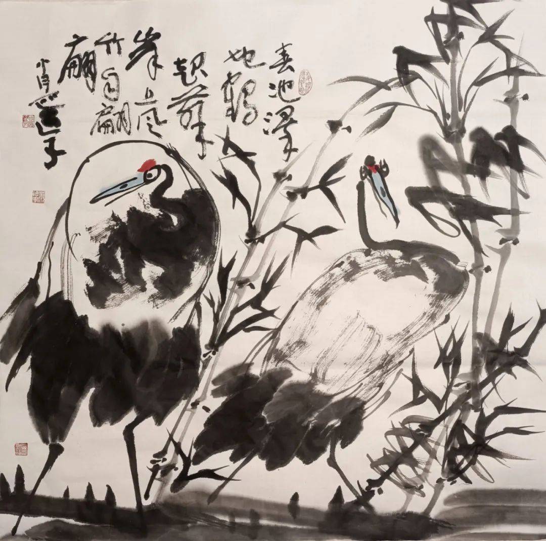 参加山东省美术家协会山水创作培训班2019年创建威海市毛体书法研究会
