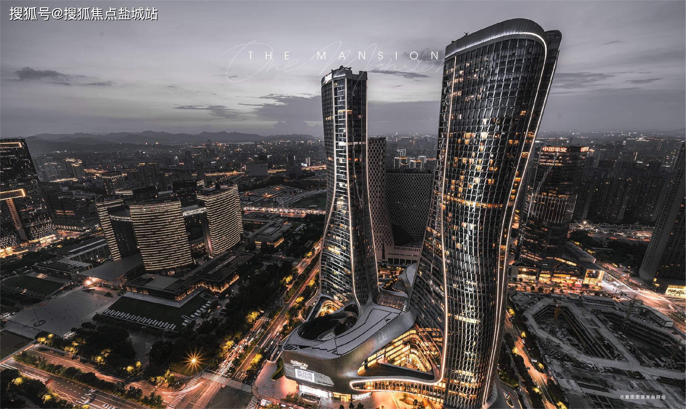 傲居250米双子塔,悦享6大顶级业态:来福士shopping mall,甲级商务办公