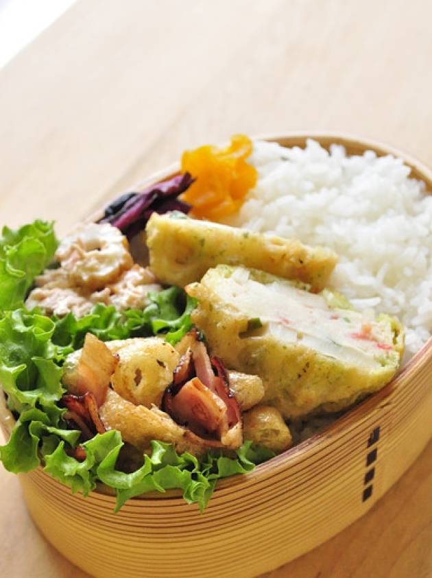 一枚超豪华日式便当的制作全过程