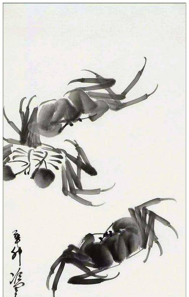 原创冷军用一个月画出的螃蟹只卖了2万块此人随便画了三只蟹卖187万