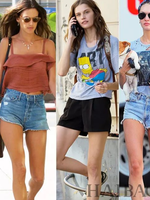 原创短裤平底鞋小个子也能美一个夏天的时髦公式