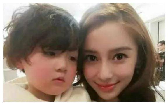 原创杨颖分享幸福家庭生活7岁儿子惊人相似黄晓明