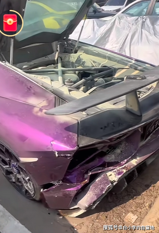 兰博基尼被追尾后续:起火原因已找到,撞车司机摊上事了_搜狐汽车_搜狐