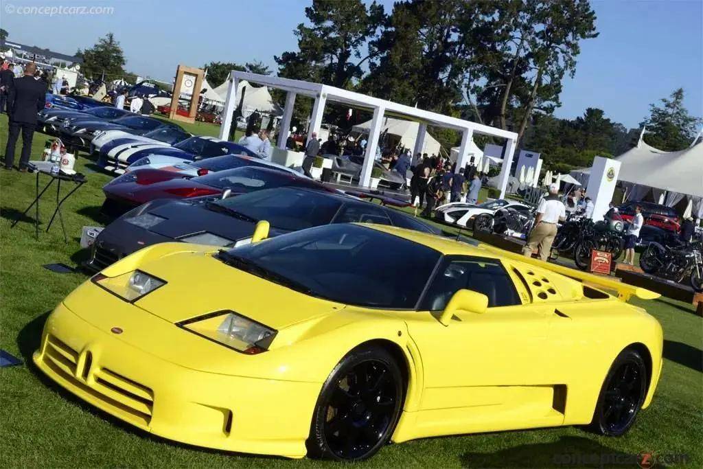 还有布加迪eb 110 ss,这款车更是极为罕见.