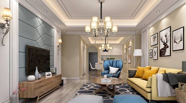 原创客厅电视墙设计案例大气漂亮