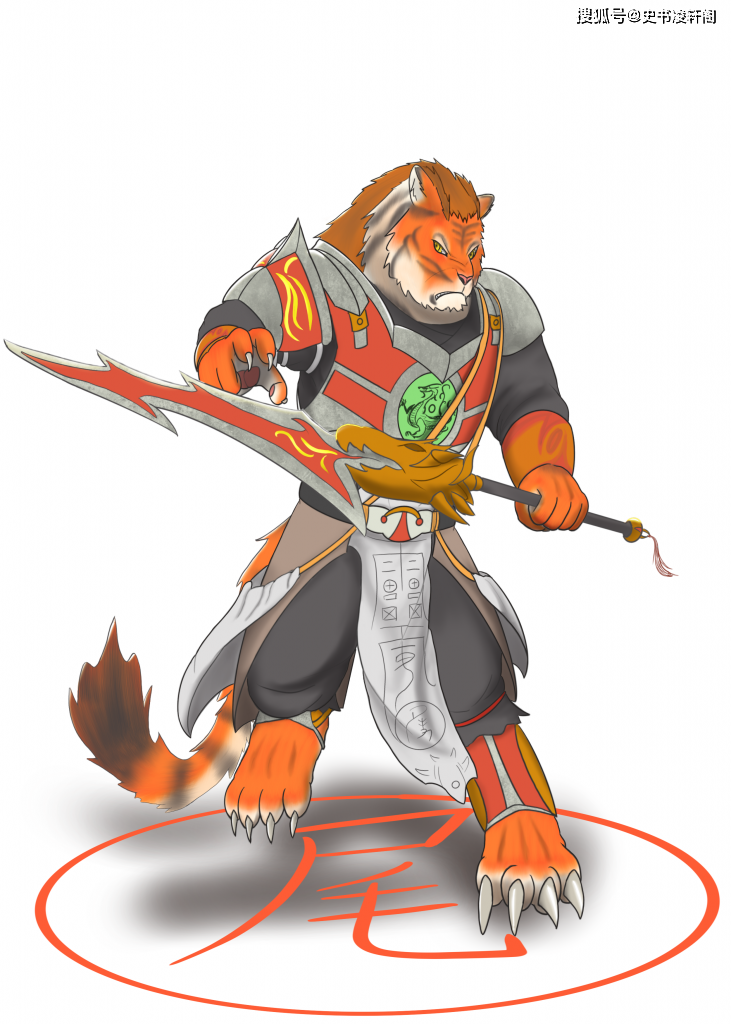 原创上古神话中的九大神虎长着大翅膀的穷奇上榜你知道几个