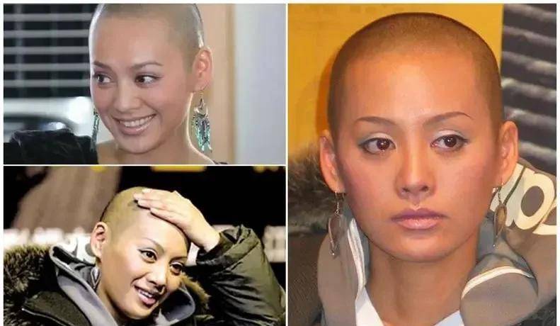 原创年轻时的宁静身材微胖剃光头却依然是盛世美颜