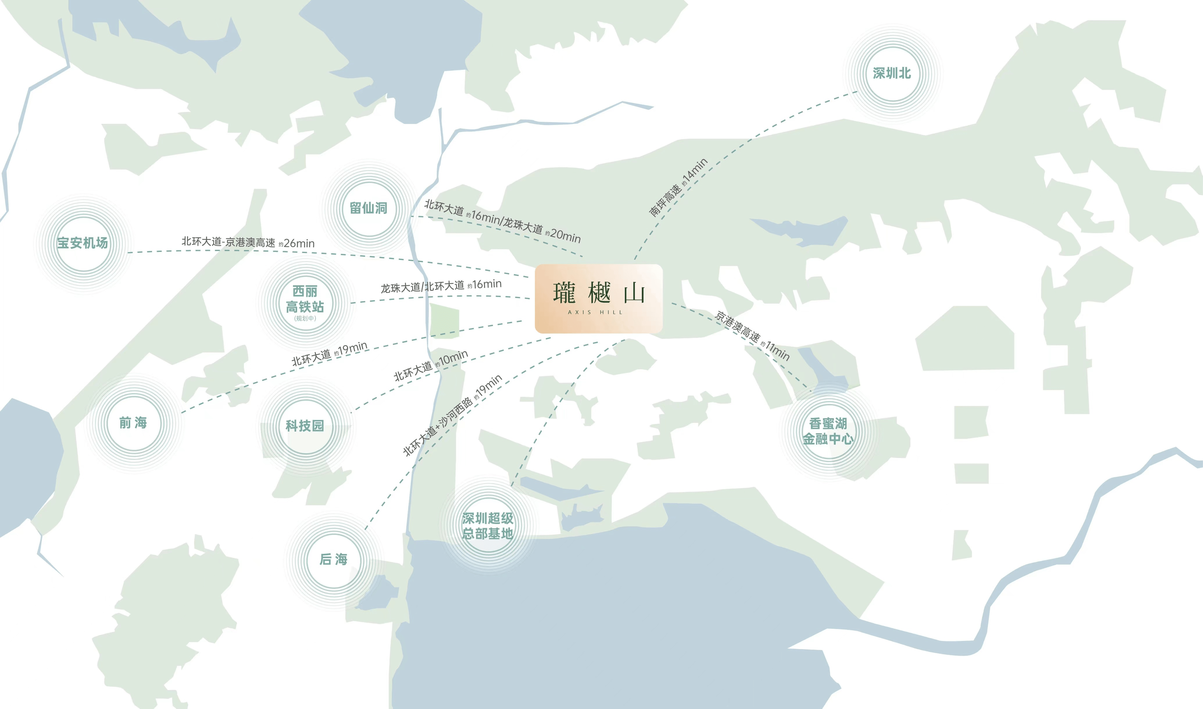 集国家铁路,城际轨道,城市轨道于一体,将成为深圳乃至大湾区的交通