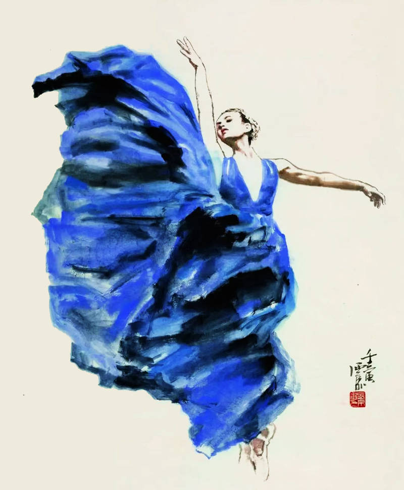 王西京新作"戏剧和舞蹈"人物画展播