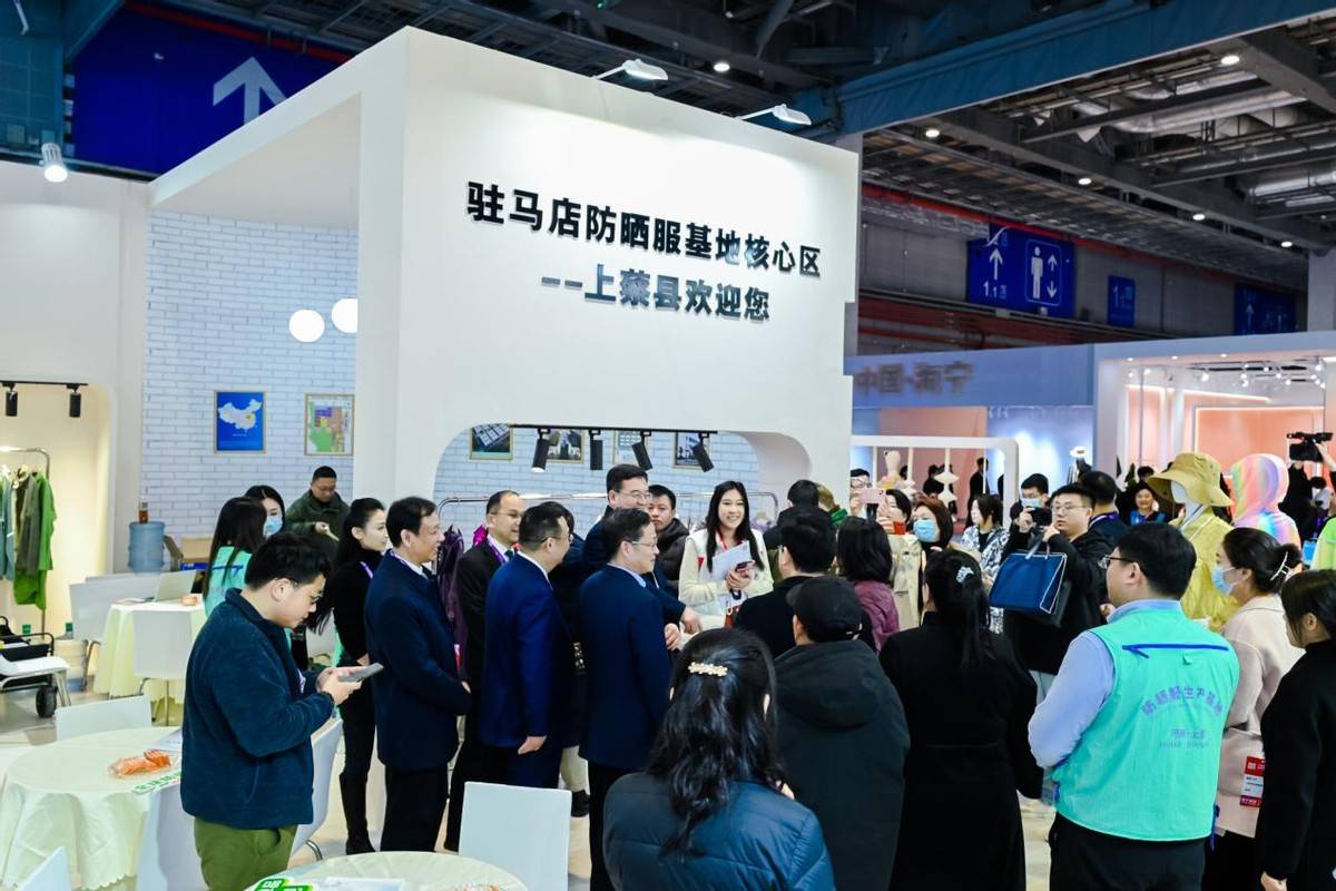 持续火爆收获满满驻马店防晒服基地叫响全国