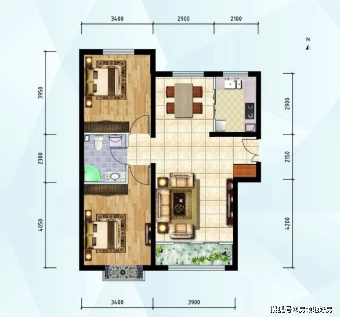 燕郊天洋城4代二手房户型图:内部配套:儿童乐园,业主活动中心,健身