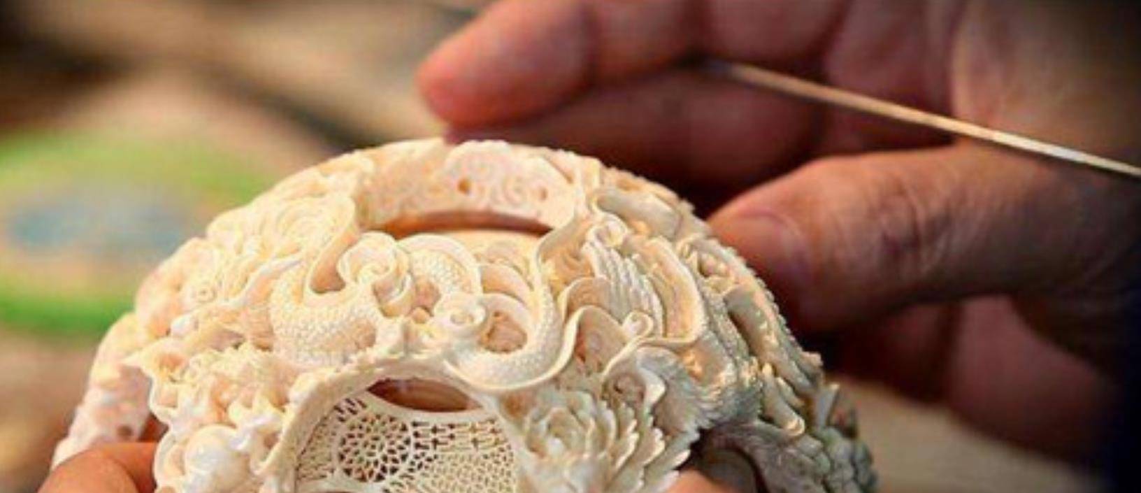 原创万国博览会上中日带象牙球参展一个惊艳世界一个丢脸到家