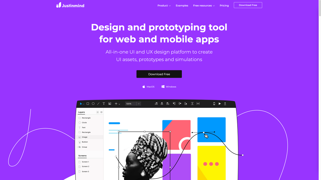 反馈管理,团队合作,支持手势和过渡功能快速创建热点链接页面sketch