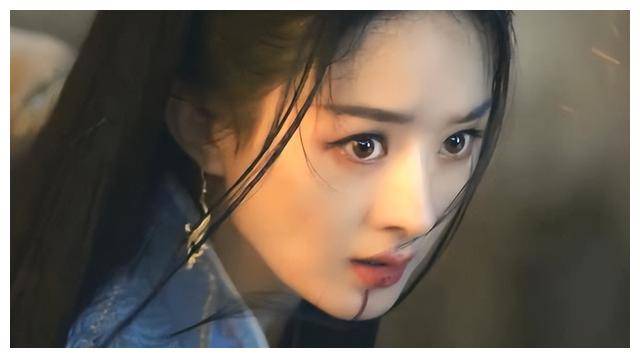 赵丽颖新剧大妆美颜曝光脸部饱受质疑网友感叹已非古偶