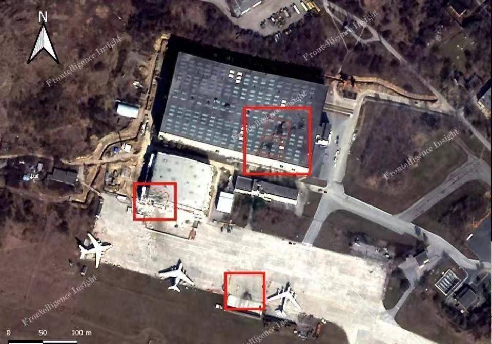 原创乌军无人机夜袭俄航空厂图95轰炸机遭打击俄军击落47架无人机