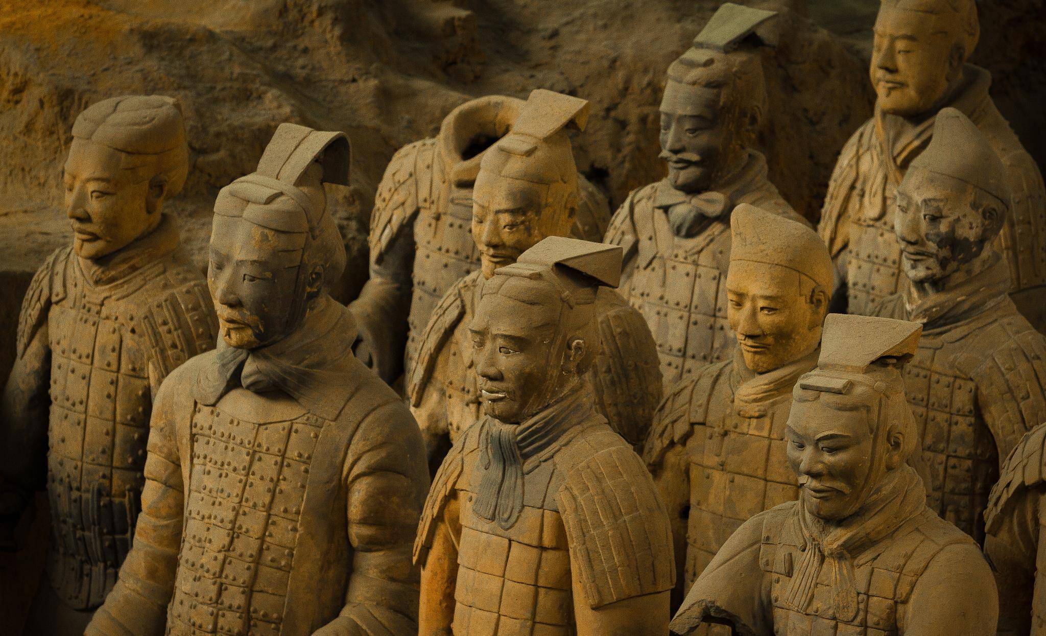 原创陕西兵马俑中有一张绿脸被禁止出国展览连专家都难以解释