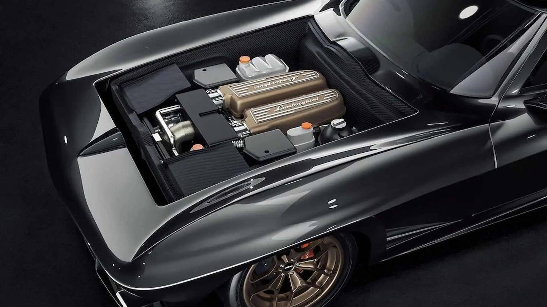 科尔维特换兰博基尼v10发动机?