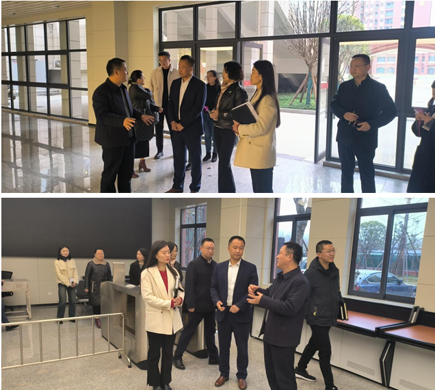 海丰,武侯区残联副理事长洪建兵一行到成都市礼仪职业中学调研培智
