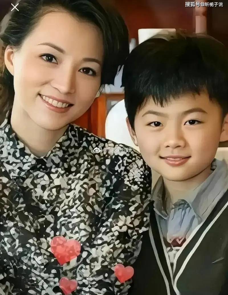 董卿的儿子就读于上海的一所国际学校,儿子上下学的时候,有不少家人