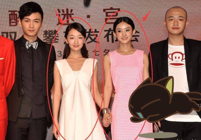 但是她们两人身高差不多,就连体重也是非常相近,周冬雨的体重只有90斤