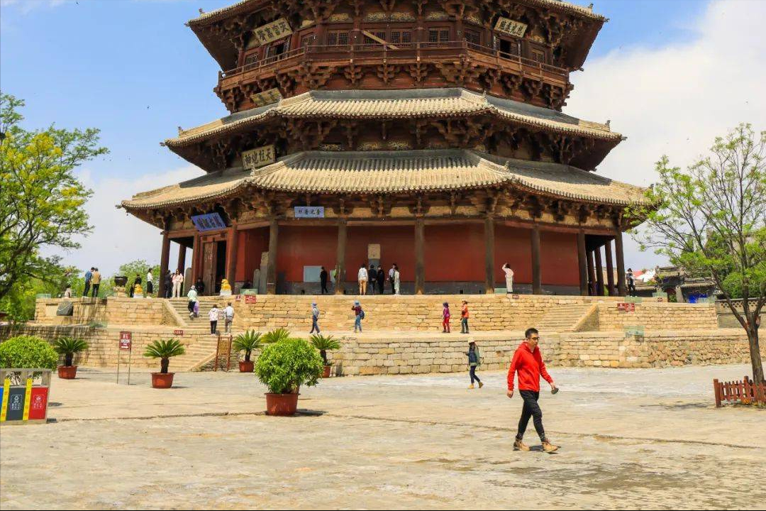 原创山西有座奇塔用7400吨木头建成没用一颗钉子却能屹立千年不倒