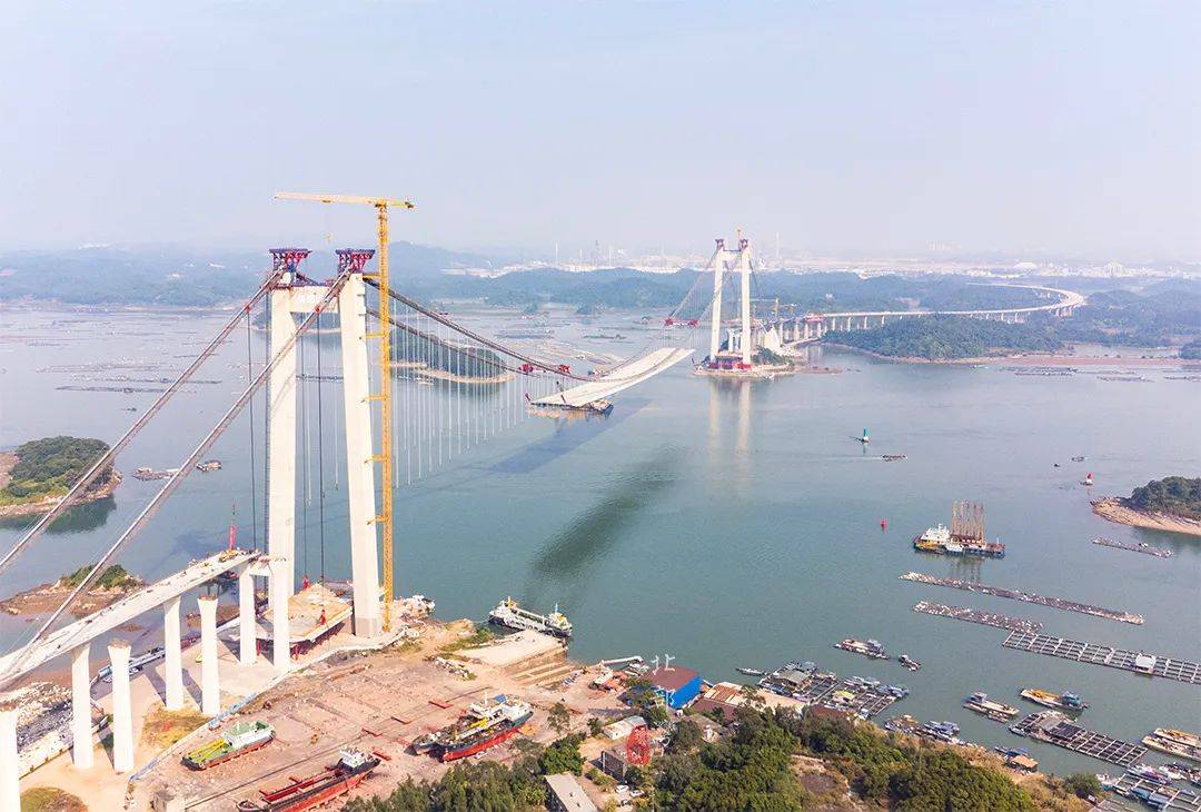 广西最长跨海大桥震撼出炉,惊叹基建狂魔的实力_钦州市_龙门_群岛