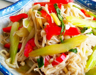 原创金针菇和它天生一对每顿炒一盘孩子都吃撑不放肉比放肉还香