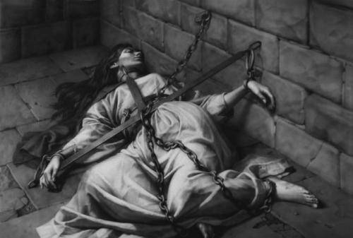 欧洲人血馒头是什么女囚尸体还有余热就被围观民众分尸